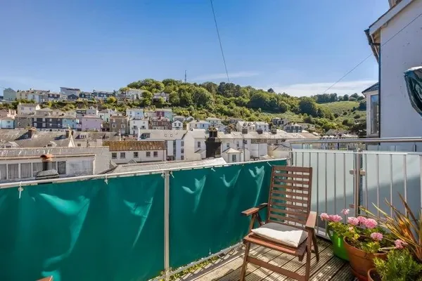 Balcony with rooftop views over Dartmouth